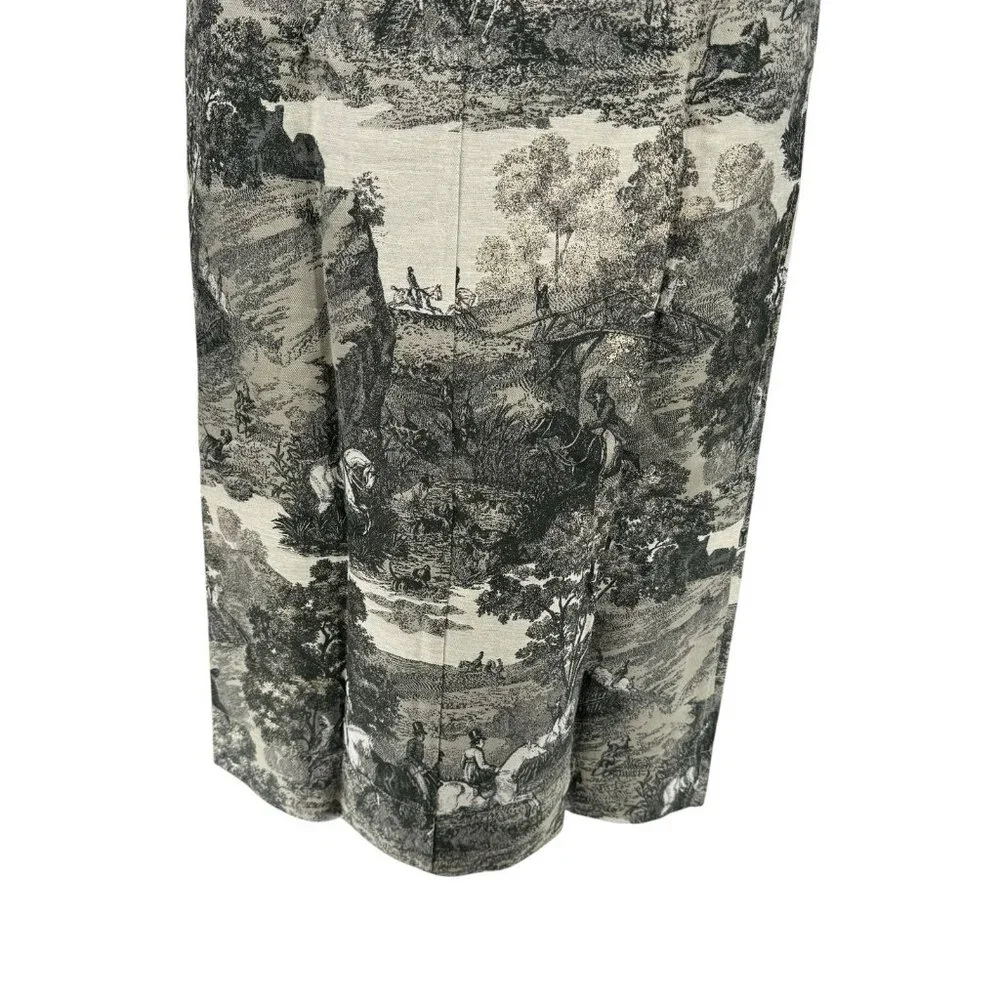 Tuckernuck NEW Middleburg Toile Suze Equestrian Formal Midi Dress Size S - Picture 10 of 12